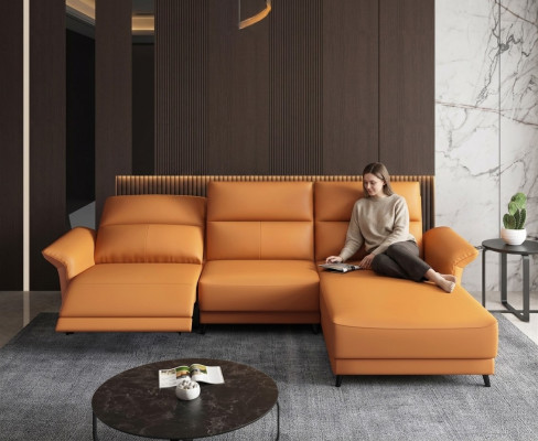 Eckgarnitur Ecksofa L-form Polster Modern Relax Sitz Luxus Möbel Wohnlandschaft