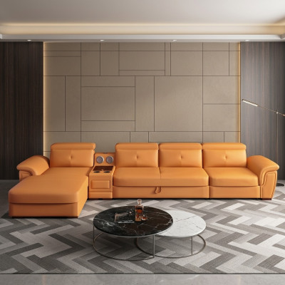 Sofa Couch Ecksofa L-form Polster Modern Sitz Relax Luxus Möbel Wohnlandschaft