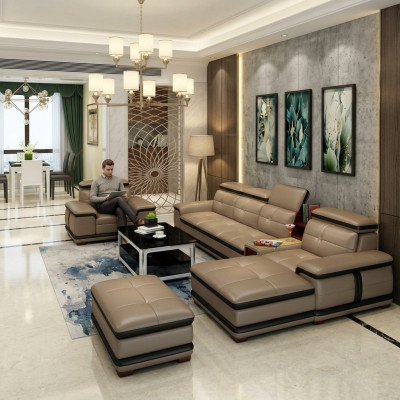 Relax Sitz Möbel Wohnlandschaft Luxus Eckgarnitur Ecksofa L-form Polster Modern