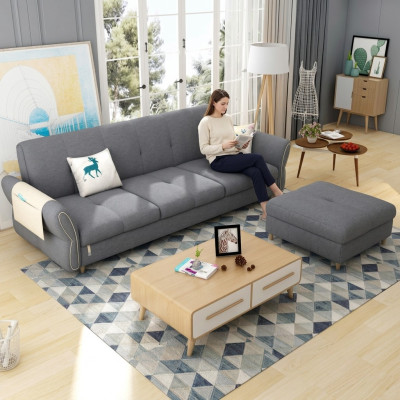 Sofa 3 místa Sedadlo Nábytek Tří osoby Nábytek Luxusní polstrování Pohovky Relaxační Sofy Nový