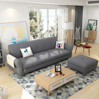 Sofa 3 místa Sedadlo Nábytek Tří osoby Nábytek Luxusní polstrování Pohovky Relaxační Sofy Nový