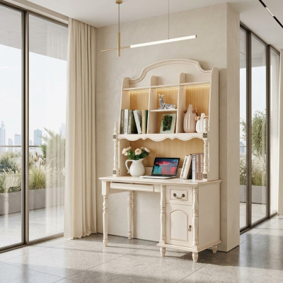 Set Schreibtisch Schrank + Sessel Bürotisch mit Schubladen PC Tisch 2 tlg.