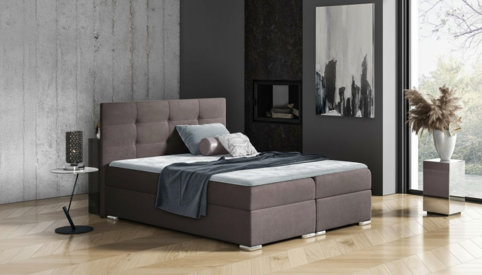 Postel Žebrové lůžko 160x200 ložnice Design Dvojitý Hotel Moderní