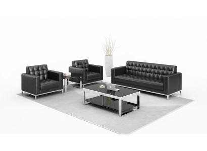 Büro Möbel Sofagarnitur 321 Sitzer Garnitur Polstersofa Sitz Design