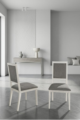 Židle, jídelní židle, dřevo, látkové, jídelní židle, designové křeslo, šedé, nové, opěrka, nová