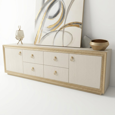 Wohnzimmerschrank TV Schrank Möbel Schränke Regal Sideboard rtv Kommode Lowboard