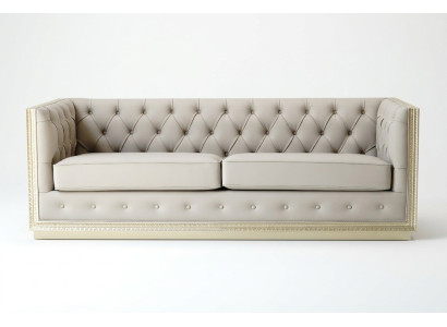 Chesterfield Wohnzimmer Sofas Italienisch Sofa Couch 3 Sitzer 220 cm Polsterung