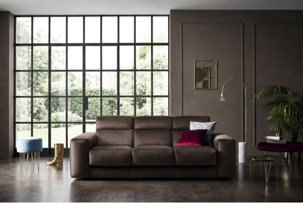 Luxus nábytek Obývací pokoj Pohovky Pohovka 3 místná moderní Dřevo Italský styl