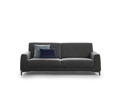 Design Grau Sofa 3 Sitzer Modern Stoff Couch Sofa Polster Sofas Luxus alfitalia