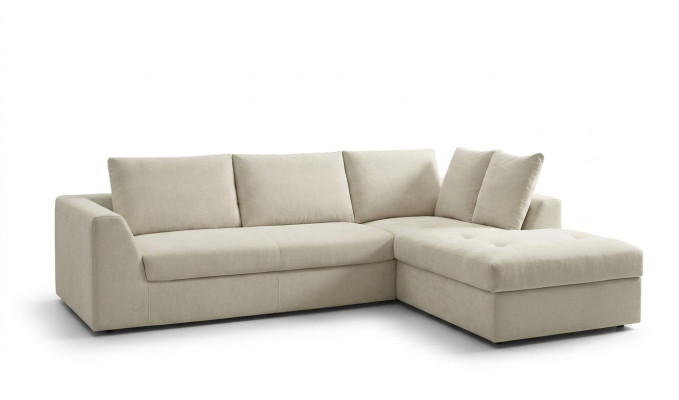 Luxus Ecksofa L-Form Sofas Couch Leder Möbel Sofas Stoff Design Neu alfitalia