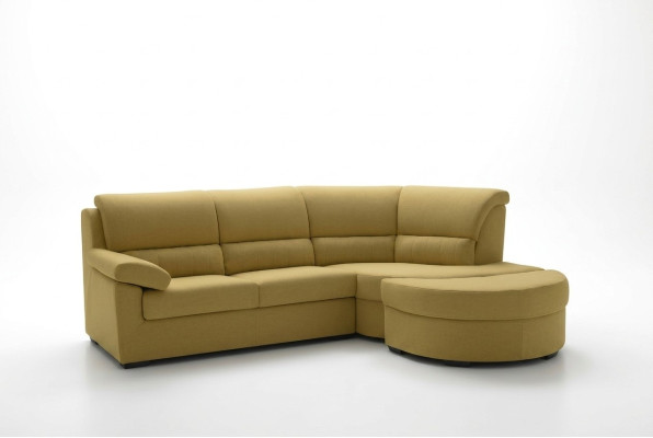 Italien Möbel Textil Gelb Moderne Luxus Ecke Couch L-Form Edel Modern alfitalia