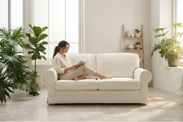 Textil Stoff Luxus 3 Sitzer Couch Polster Holzrahmen Sofa Textil Couch alfitalia