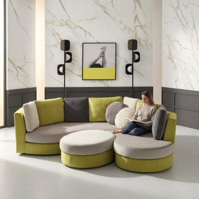 Couch Sofa Eckcouch Italienische Sofas Couchen Garnitur Möbel Stoff alfitalia