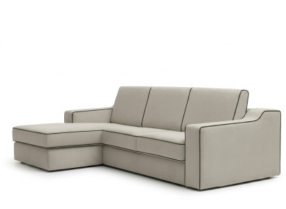 Moderní textilní design Luxusní rohová sedací souprava L-tvaru Beige polstr alfitalia.