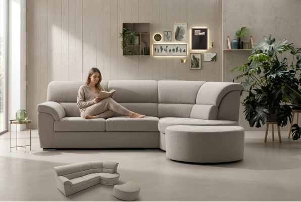 Garnitur Couch Sofa Eckcouch Italienische Sofas Couchen Möbel Stoff alfitalia