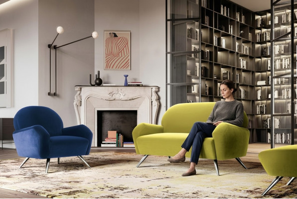 Design Sofa Moderní sedací souprava set kancelářského vybavení sedací souprava 2+1 Italský nábytek