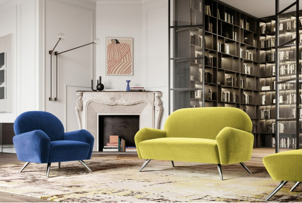 Design Sofa Moderní sedací souprava set kancelářského vybavení sedací souprava 2+1 Italský nábytek