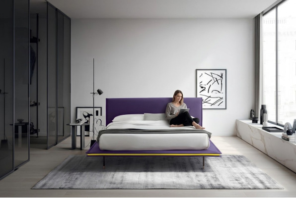 Design Bett 140x200cm Polster Luxus Betten Doppel Hotel Schlaf Zimmer Holz Neu
