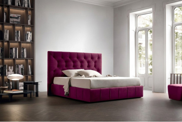 Manželské postele Beige 200x200 Ložnice Textilie Hotelová postel Polstrování Design Luxus