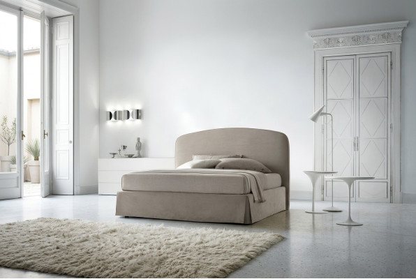 Bett Polster Luxus Doppel Hotel Betten Ehe 180x200cm Italien Möbel Leder