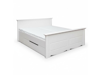 Lit Rembourrage Design Holzbetten Double Lits Blanc 180x200 Sommeil Chambre  Postel Polstrování Designová Dřevěná Manželská Lůžka Bílá 180x200 Spaní Pokoj