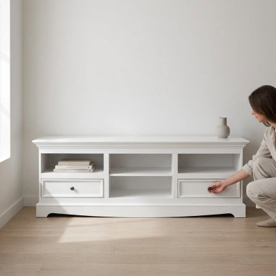Lowboard TV nábytek Skříně TV komoda RTV Komod tv Skříň Landhaus Nízké skříně