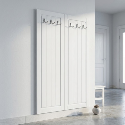 Wand Garderobe Ständer Garderobenständer Diele Hacken Holz Aufhänger Landhaus