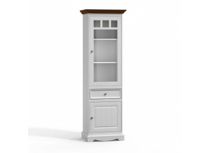 Schrank Kommode Vitrine Kolonial Stil Möbel Sideboard Anrichte Vitrine Holz Neu