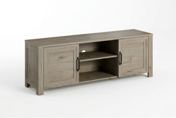 Obývací pokoj Dřevo RTV Hotel Luxus Sideboard TV Lowboard XXL Skříň Stůl Nový