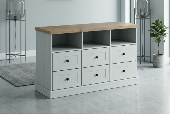 Wohn Zimmer Regal Holz Luxus Schrank Design Kommode Anrichte Side Low Board Neu