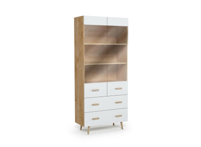 Moderne Schränke Schrank Schrankwand Bücherregal Regal Vitrine - Model Brillo