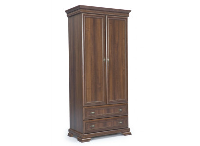 Schlafzimmer Kleiderschrank 2 türiger Holz Wandschrank Schrank Kleiderschränke