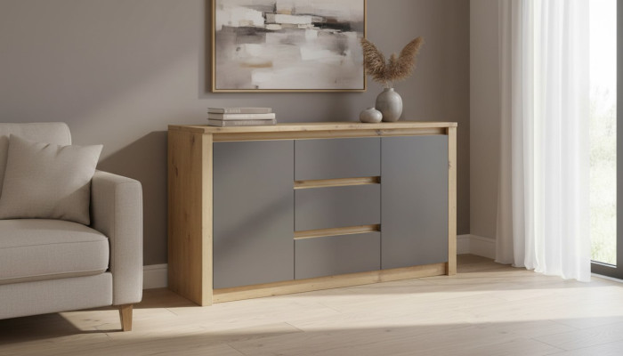 Wohn Zimmer Regal Holz Luxus Designer Kommode Anrichte Side Low Board Kommode