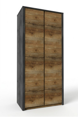 Schlafzimmer Schränke Holz Möbel Schrank Landhaus Kleiderschrank Design Braun