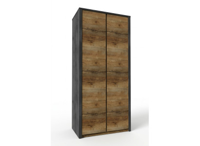 Schlafzimmer Schränke Holz Möbel Schrank Landhaus Kleiderschrank Design Braun