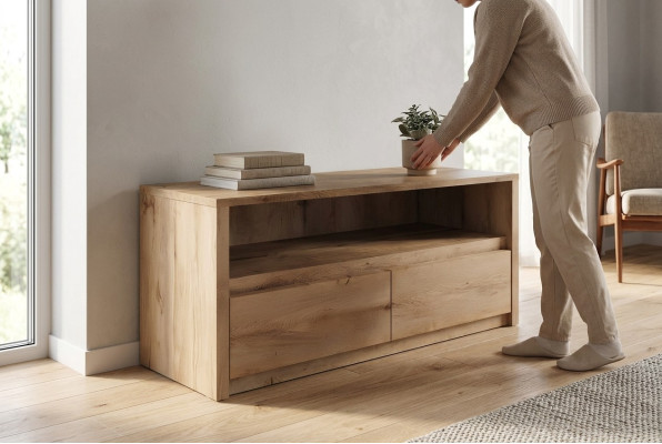 Loft Schrank Wohn Zimmer Regal Luxus rtv tv Kommode Anrichte Side Low Board