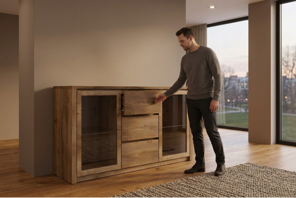 Kommoden Holz Schränke Neu Anrichte Schrank Massive Kommode Sideboard Möbel Neu