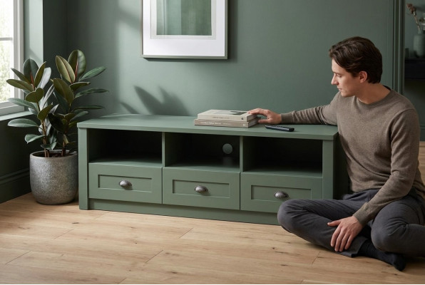RTV Sideboard Fernsehschrank Schrank TV Tisch Landhaus Holz Schrank Möbel Holz