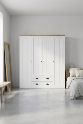 Modern Stil Kleiderschrank Schrank Holz Garderob Schlafzimmer Artdéco