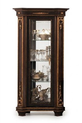 Vitrine Schrank Klassische Vitrinen Wohnzimmer Schränke Deko Anrichte Neu