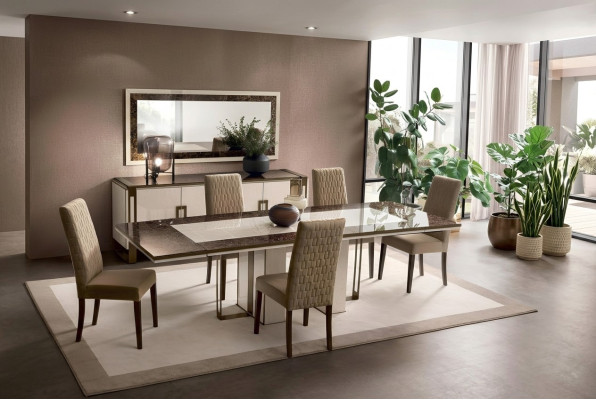Esstisch Tisch Esszimmer Wohnzimmer Garnitur Holz Design Tische 200x102/280cm