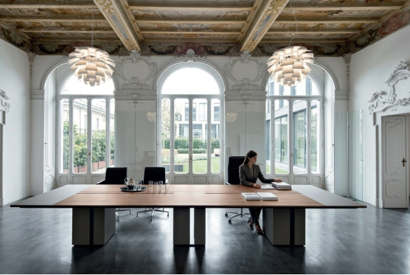 Kanzlei Holz Design Büro Möbel Besprechungs Tische Konferenz Tisch Moderne