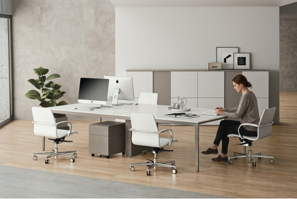 Besprechungstisch Meeting 320cm groß Tisch Konferenztisch Modern Büro Tische neu