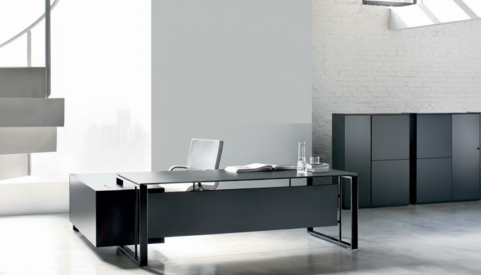 Schreibtisch Arbeitstisch Bürotisch Tisch Computertisch Eckschreibtisch Frezza