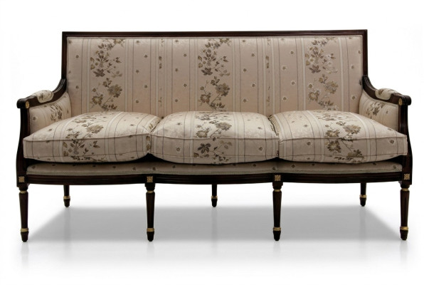 Design Polster Luxus Sitz Sofa Couch Textil Sofa 3 Sitzer Textil Dreisitzer