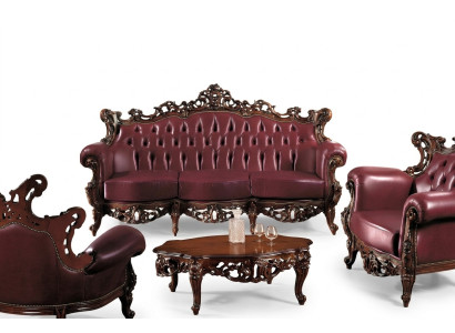 Chesterfield 3 Sitzer Couch Leder Sofa Couchen Luxus Design Italienische Möbel