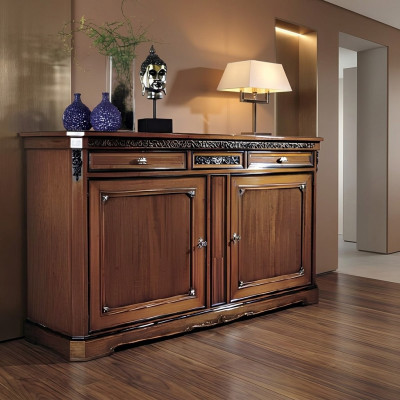 Italienische Möbel Wohnzimmer Holz Möbel Neu Sideboard tv Lowboard rtv Schrank