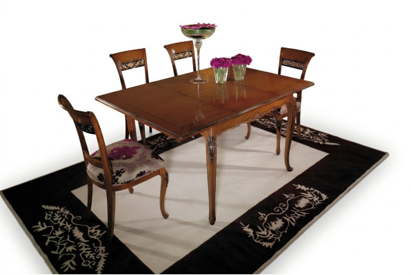 Jídelní stoly nábytek 110x110cm stoly dřevo Pokoj Design jídelní stůl dřevo stůl Klasický