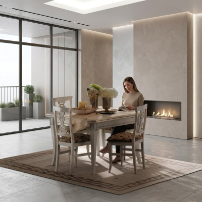 Nábytek Nábytek Stoly Masivní dřevo Stůl Nový Luxusní jídelní stůl Italský design