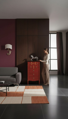 Dřevěná skříň nábytek komoda bufet sideboard hnědá komody sideboards masivní